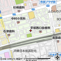 神奈川県平塚市錦町11-18周辺の地図