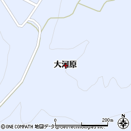 鳥取県日野郡江府町大河原周辺の地図