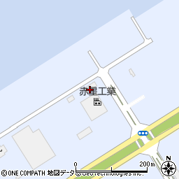 赤星工業株式会社　富津工場周辺の地図