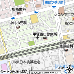 おそうじ本舗　平塚東店周辺の地図