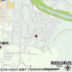 兵庫県朝来市和田山町枚田岡550-1周辺の地図
