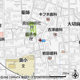 愛知県一宮市奥町貴船東121周辺の地図