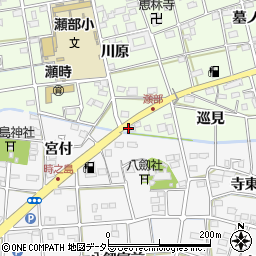 愛知県一宮市瀬部巡見30周辺の地図