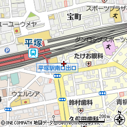 ローソン平塚駅南口店周辺の地図