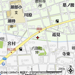 愛知県一宮市瀬部巡見32周辺の地図