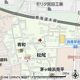 神奈川県茅ヶ崎市松尾3-17周辺の地図
