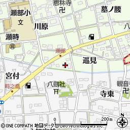 愛知県一宮市瀬部巡見34周辺の地図