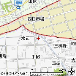 愛知県一宮市時之島水元53周辺の地図
