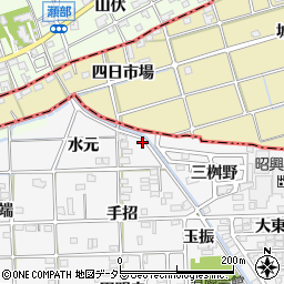 愛知県一宮市時之島水元56周辺の地図