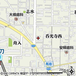 愛知県一宮市今伊勢町馬寄呑光寺西10周辺の地図