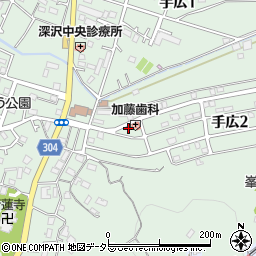 神奈川県鎌倉市手広2丁目19周辺の地図