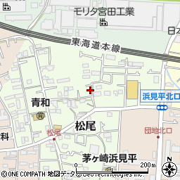神奈川県茅ヶ崎市松尾3-13周辺の地図