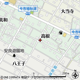 愛知県江南市今市場町高根193周辺の地図