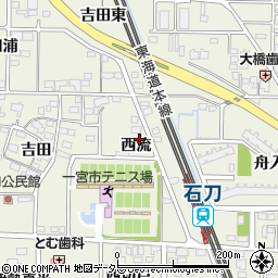 愛知県一宮市今伊勢町馬寄西流37周辺の地図