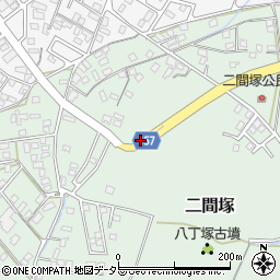 千葉県富津市二間塚周辺の地図