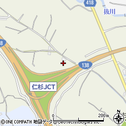 静岡県御殿場市仁杉1109周辺の地図