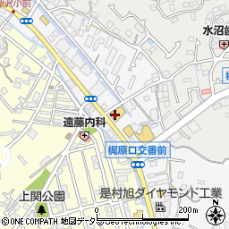 ウエインズトヨタ神奈川　鎌倉店周辺の地図
