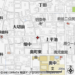愛知県一宮市奥町畑中2周辺の地図