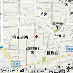愛知県一宮市今伊勢町馬寄呑光寺西43周辺の地図