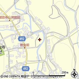 京都府福知山市報恩寺（夏目）周辺の地図