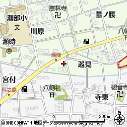 愛知県一宮市瀬部巡見36周辺の地図