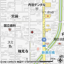 愛知県一宮市奥町神田33-7周辺の地図