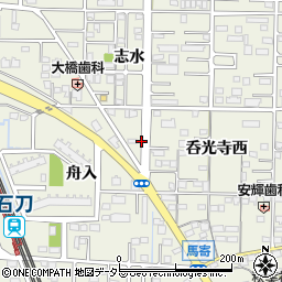 愛知県一宮市今伊勢町馬寄呑光寺西8周辺の地図