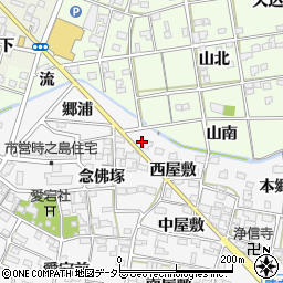 愛知県一宮市時之島西屋敷19周辺の地図