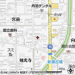 愛知県一宮市奥町神田33周辺の地図