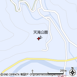 天滝公園キャンプ場周辺の地図