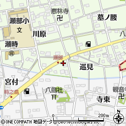 愛知県一宮市瀬部巡見35周辺の地図