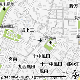 愛知県一宮市奥町堤下二61周辺の地図