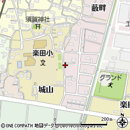 愛知県犬山市藪畔161周辺の地図