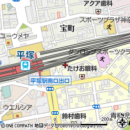 養老乃瀧 平塚南口店周辺の地図