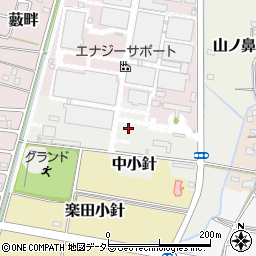 愛知県犬山市中小針周辺の地図