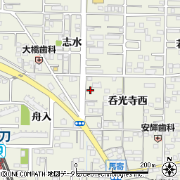 愛知県一宮市今伊勢町馬寄呑光寺西6周辺の地図