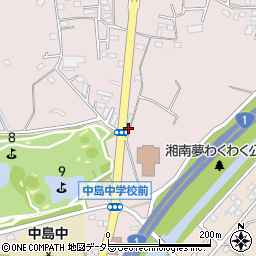 神奈川県茅ヶ崎市中島1211周辺の地図