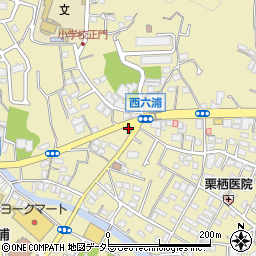 横浜六浦川郵便局周辺の地図