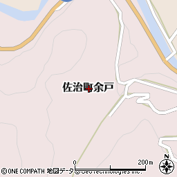 鳥取県鳥取市佐治町余戸周辺の地図