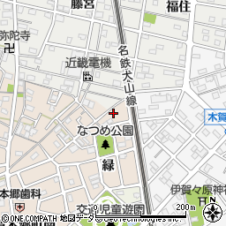 愛知県江南市木賀本郷町緑20周辺の地図