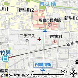 ニチアス株式会社　羽島工場周辺の地図