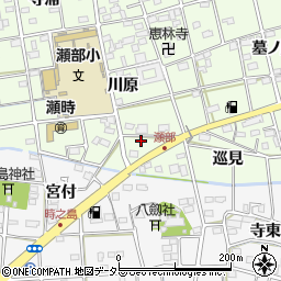 愛知県一宮市瀬部巡見9周辺の地図