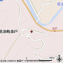 鳥取県鳥取市佐治町余戸373周辺の地図
