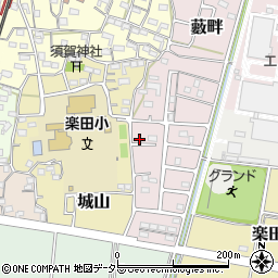 愛知県犬山市藪畔153周辺の地図