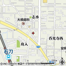 愛知県一宮市今伊勢町馬寄呑光寺西4周辺の地図