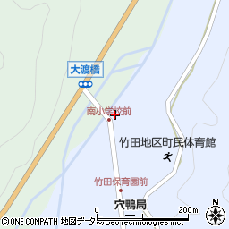 倉吉警察署　穴鴨駐在所周辺の地図