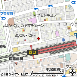 平塚松風司法書士事務所周辺の地図