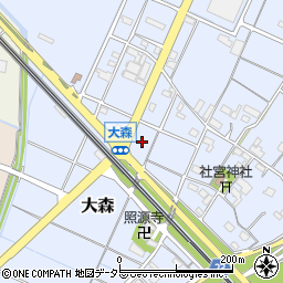 株式会社シンポジューム　中部事業部・安八営業所周辺の地図