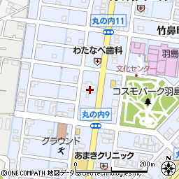 岐阜県羽島市竹鼻町丸の内10丁目2周辺の地図