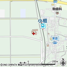 君津市小櫃行政センター周辺の地図